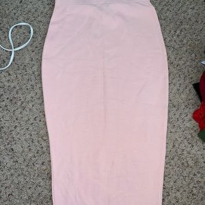 long skirt brand new pale rose pink medium